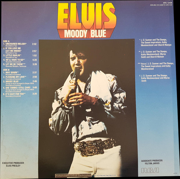 Elvis* : Moody Blue (LP, Album)