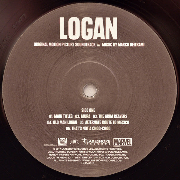 Marco Beltrami : Logan (Original Motion Picture Soundtrack) (2xLP, Album, Ltd)