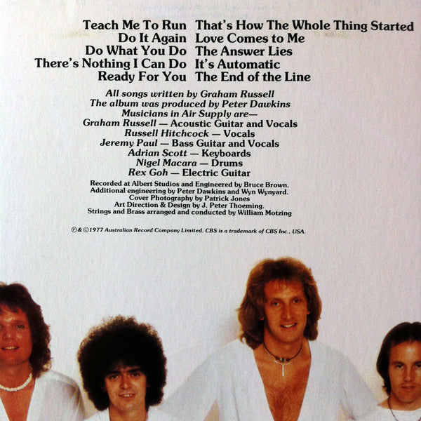 Air Supply : Air Supply / The Whole Thing's Started (2xLP, Comp, RE)