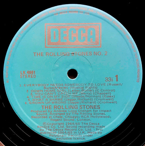 The Rolling Stones : No.2 (LP, Album, RE)