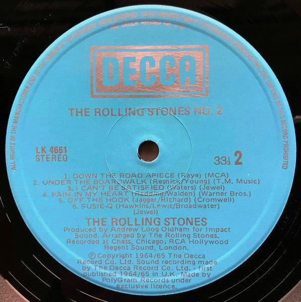 The Rolling Stones : No.2 (LP, Album, RE)