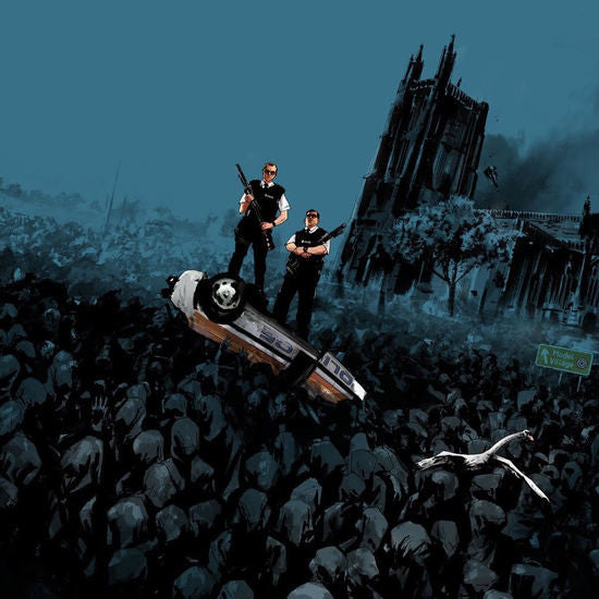 David Arnold : Hot Fuzz - Original Score Composed By David Arnold (LP, Album, Ltd, RM, Bla)