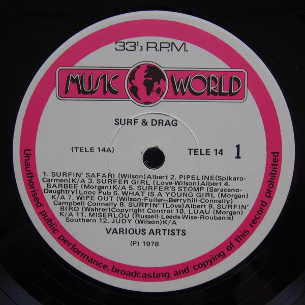 Various : Surf & Drag (LP, Comp)