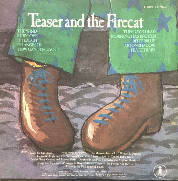 Cat Stevens : Teaser And The Firecat (LP, Album, RP, Gat)