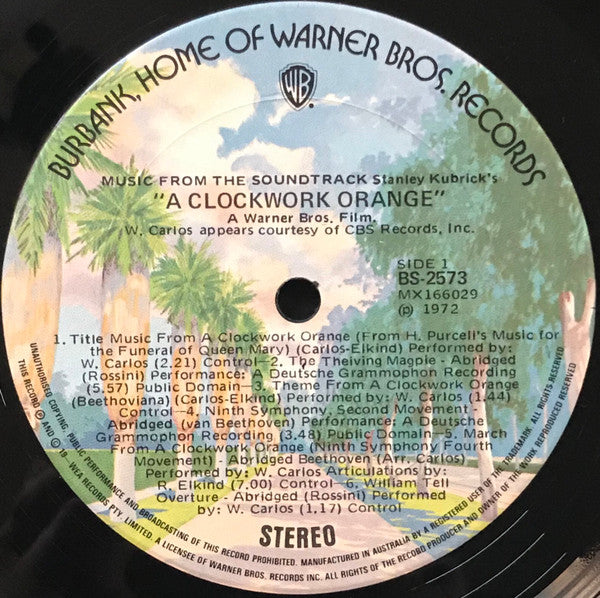 Various : Stanley Kubrick's A Clockwork Orange (LP, Album, RE)