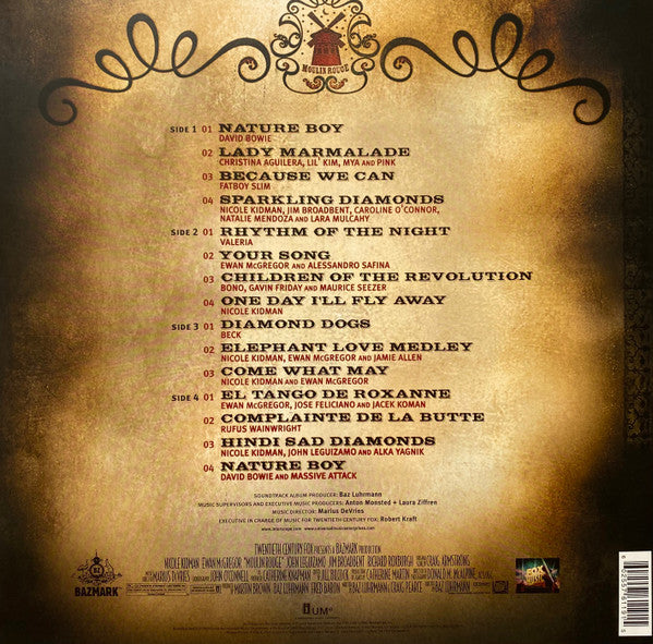 Various : Moulin Rouge (Music From Baz Luhrmann's Film) (2xLP, Album, RE)