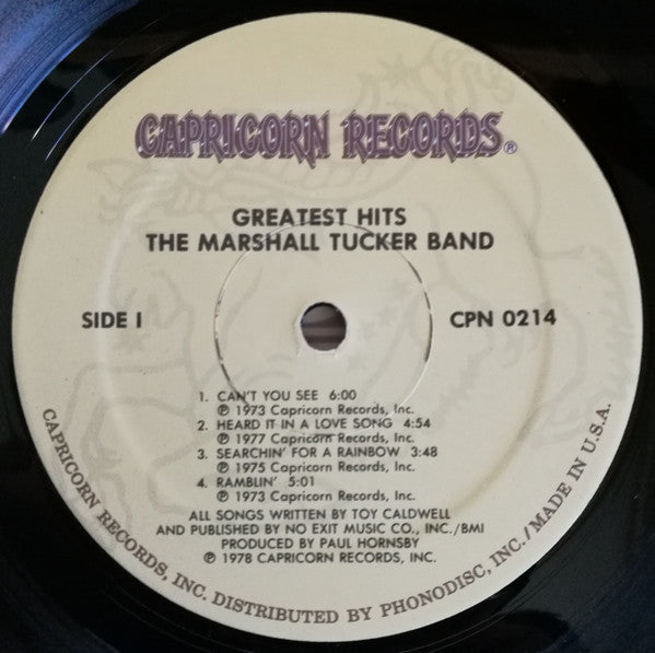 The Marshall Tucker Band : Greatest Hits (LP, Comp, Spe)