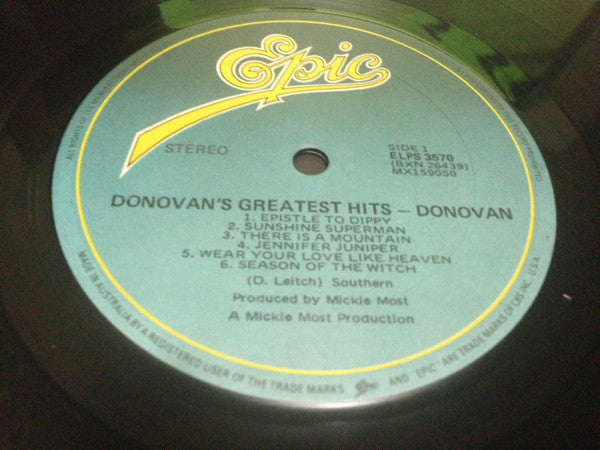 Donovan : Donovan's Greatest Hits (LP, Comp, RE)