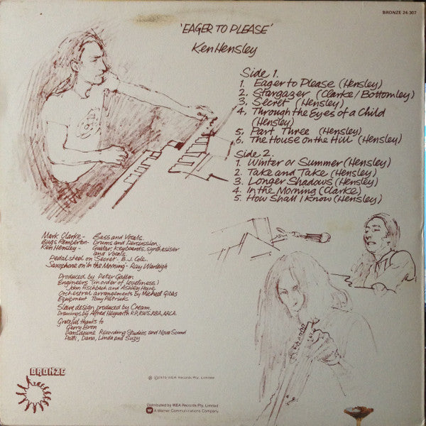 Ken Hensley : Eager To Please (LP, Album)