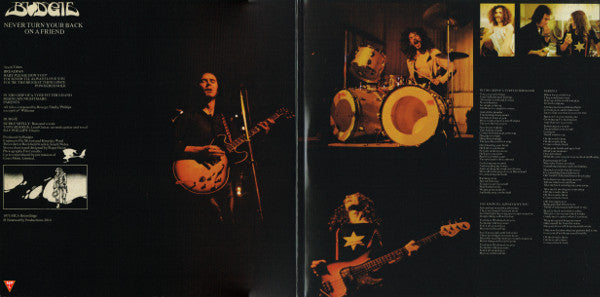 Budgie : Never Turn Your Back On A Friend (LP, Album, RE, 180)