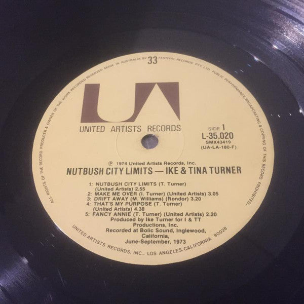 Ike & Tina Turner : Nutbush City Limits (LP, Album)