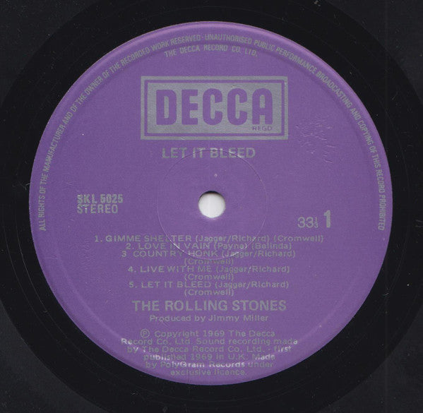 The Rolling Stones : Let It Bleed (LP, Album)