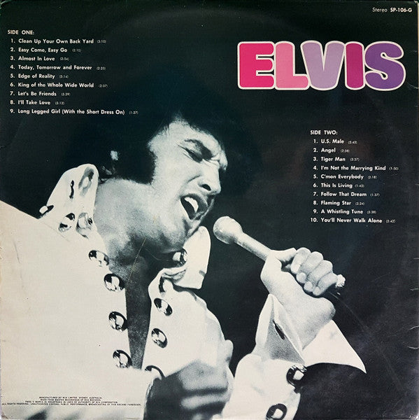 Elvis Presley : Elvis (LP, Comp, Gat)
