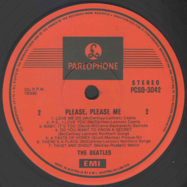 The Beatles : Please Please Me (LP, Album, RE, RP)