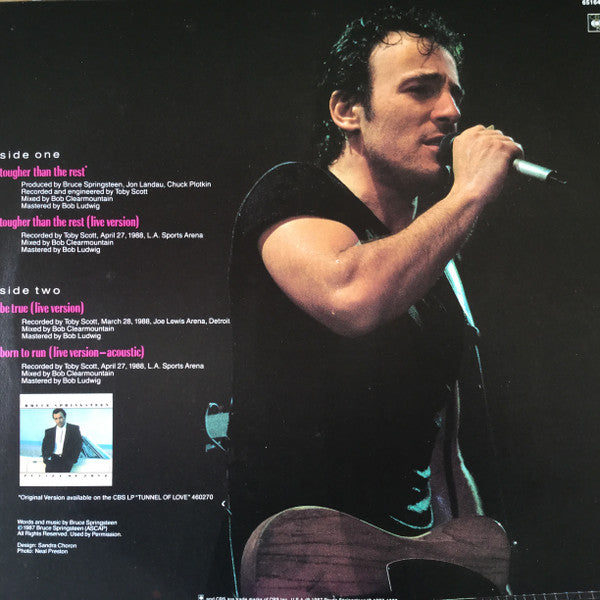 Bruce Springsteen : Tougher Than The Rest  (12", Single)