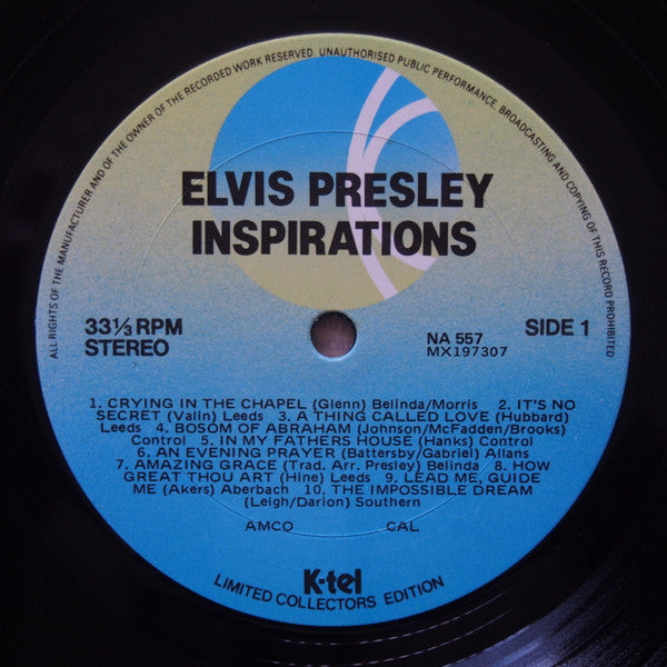 Elvis Presley : Inspirations (LP, Comp, Ltd)