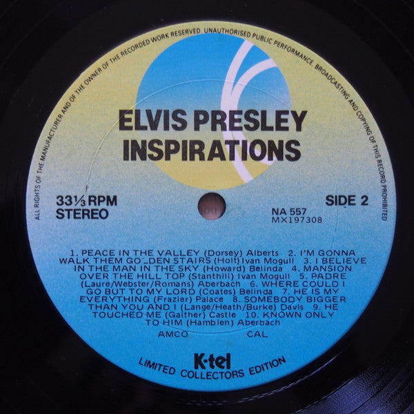 Elvis Presley : Inspirations (LP, Comp, Ltd)