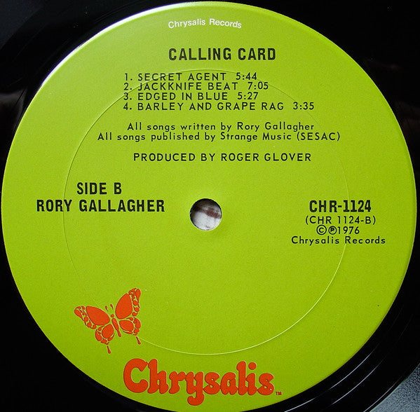 Rory Gallagher : Calling Card (LP, Album)