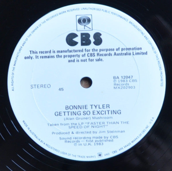 Bonnie Tyler : Have You Ever Seen The Rain? (12", Single, Promo)