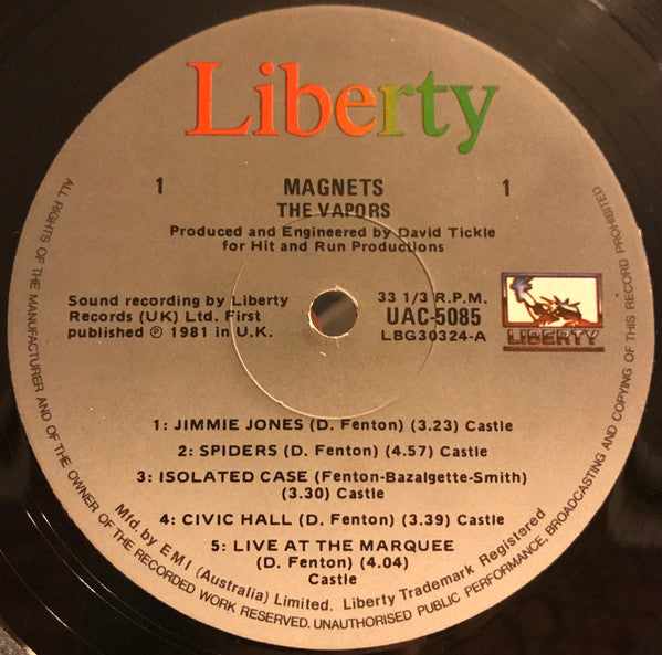 The Vapors : Magnets (LP, Album)