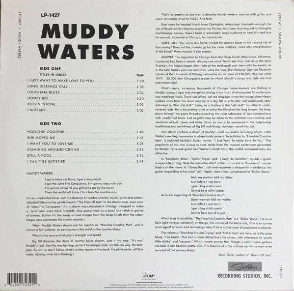 Muddy Waters : The Best Of Muddy Waters (LP, Comp, Mono, RE, 60t)