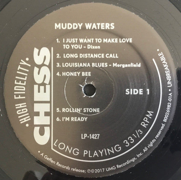 Muddy Waters : The Best Of Muddy Waters (LP, Comp, Mono, RE, 60t)