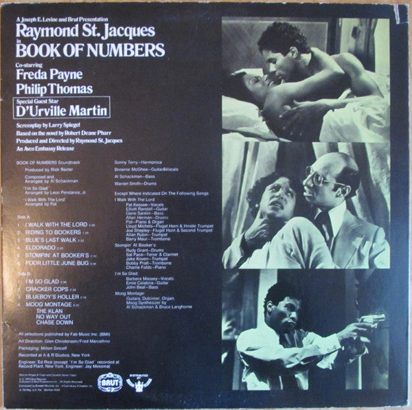 Sonny Terry & Brownie McGhee : Book Of Numbers Original Motion Picture Soundtrack Recording (LP, Album, Mon)