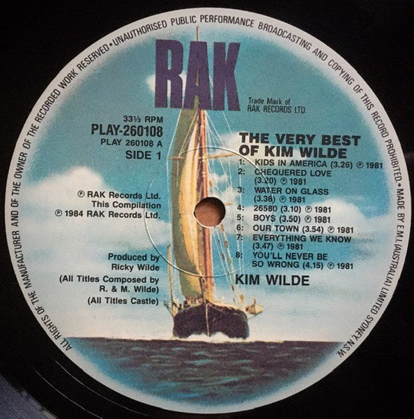 Kim Wilde : The Very Best Of Kim Wilde (LP, Comp)