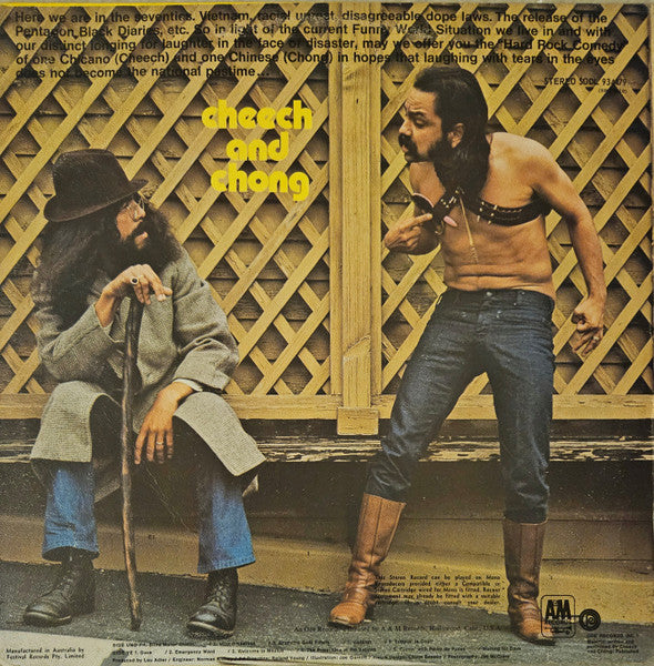 Cheech & Chong : Cheech And Chong (LP, Album)