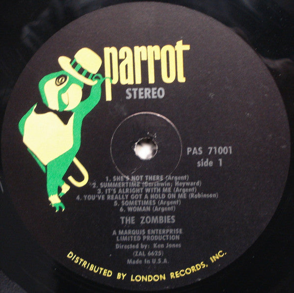 The Zombies : The Zombies (LP, Album, Glo)