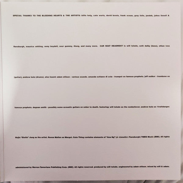 Car Seat Headrest : Twin Fantasy (2xLP, Album, GZ )