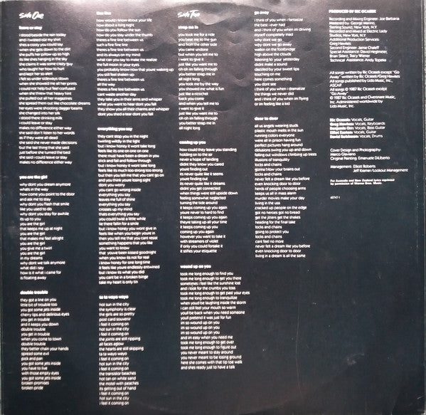 The Cars : Door To Door (LP, Album)
