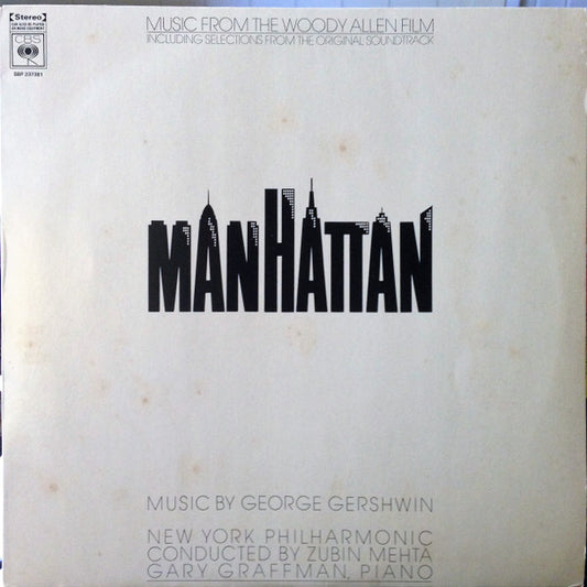 George Gershwin / New York Philharmonic : Music From The Woody Allen Film "Manhattan" (LP, Album)