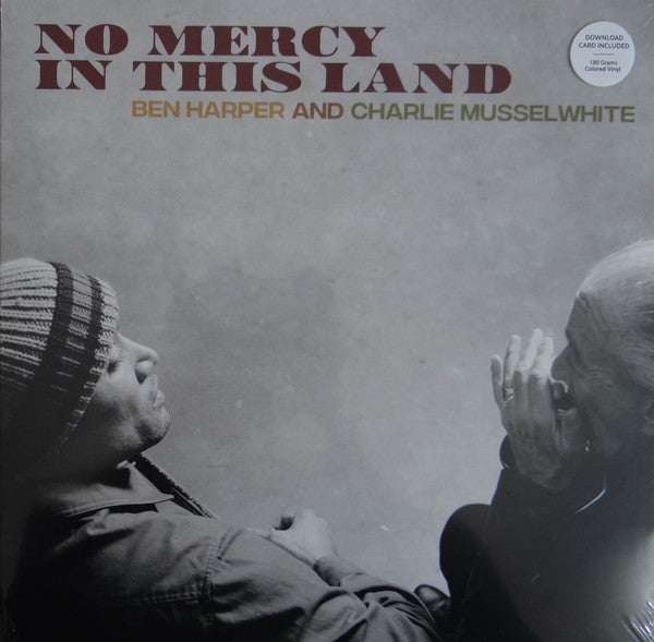 Ben Harper And Charlie Musselwhite : No Mercy In This Land (LP, Album, Blu)