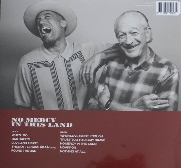 Ben Harper And Charlie Musselwhite : No Mercy In This Land (LP, Album, Blu)