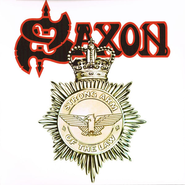 Saxon : Strong Arm Of The Law (LP, Album, Ltd, RE, Whi)