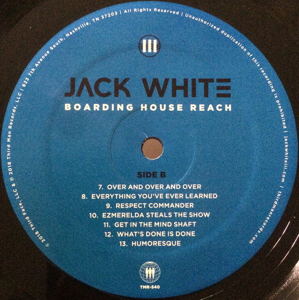 Jack White (2) : Boarding House Reach (LP, Album, 120)