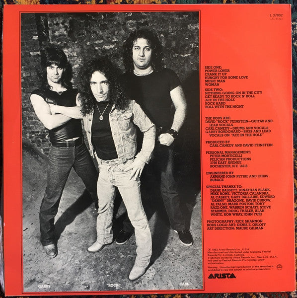 The Rods : The Rods (LP, Album)