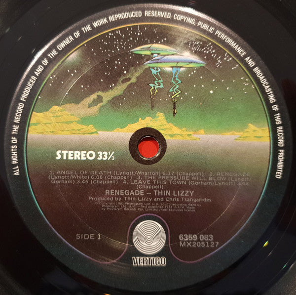 Thin Lizzy : Renegade (LP, Album)