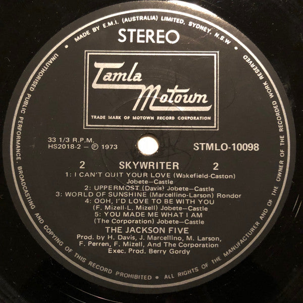 Jackson 5ive* : Skywriter (LP)