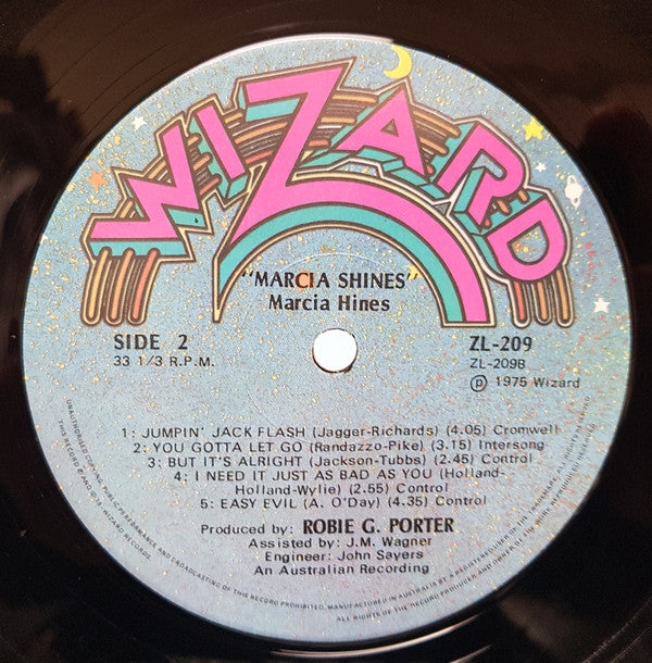 Marcia Hines : Marcia Shines (LP, Album, RP, Gat)