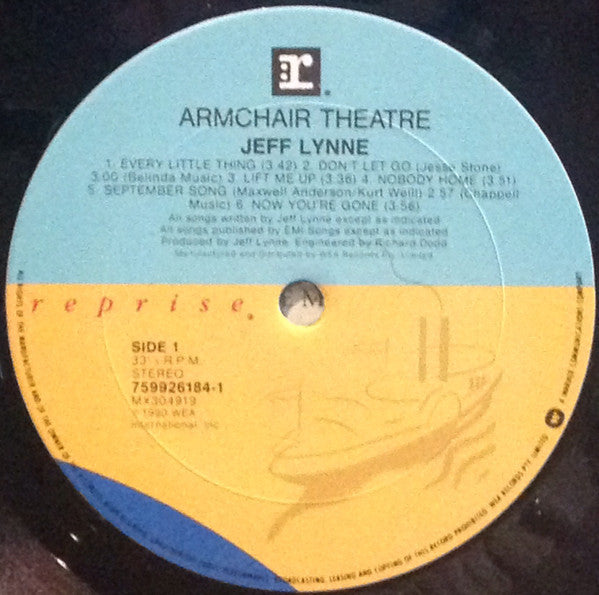 Jeff Lynne : Armchair Theatre (LP, Album)