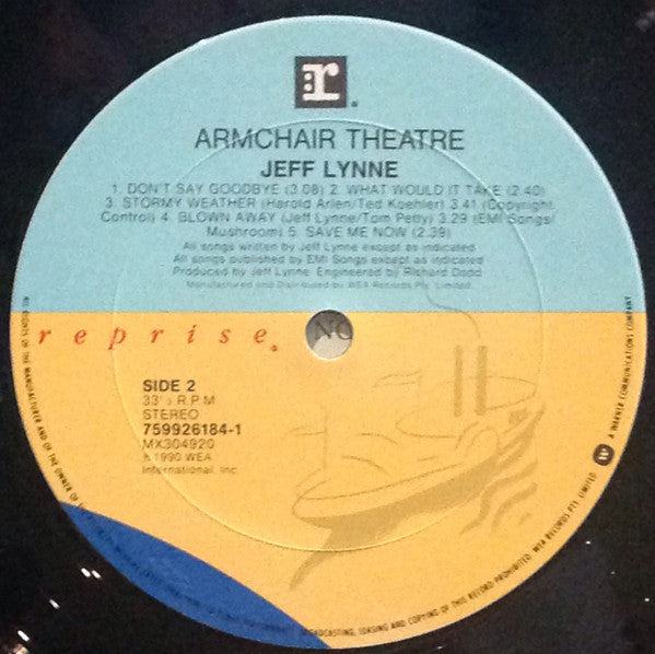 Jeff Lynne : Armchair Theatre (LP, Album)