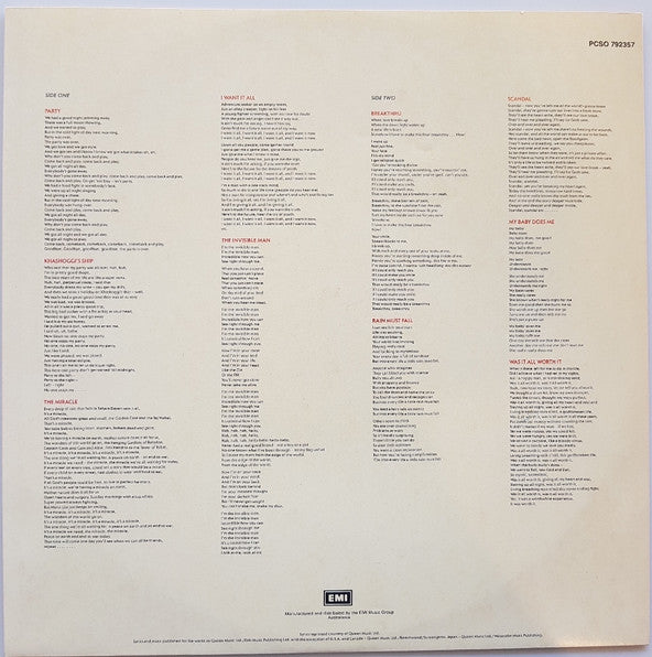 Queen : The Miracle (LP, Album)