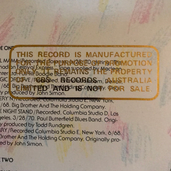 Janis Joplin : Farewell Song (LP, Album, Promo)