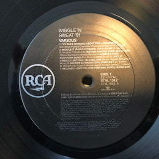 Various : Wiggle 'n' Sweat '91 (LP, Album, Comp)