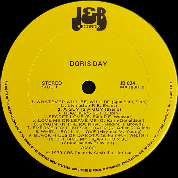Doris Day : 20 Golden Greats (LP, Comp)
