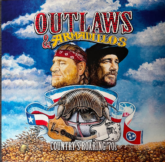 Various : Outlaws & Armadillos: Country's Roaring '70s (LP, Comp)