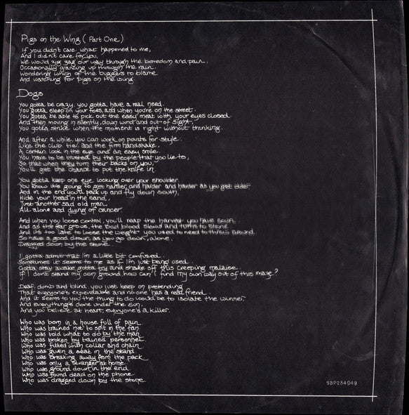 Pink Floyd : Animals (LP, Album, Gat)