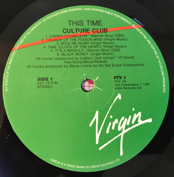 Culture Club : Twelve Worldwide Hits / This Time / The First Four Years (LP, Comp)